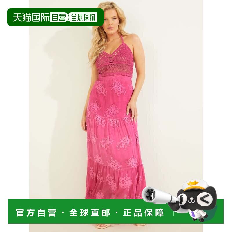 日本直邮Guess Vanda连衣裙 GU1432EW27075长裙吊带