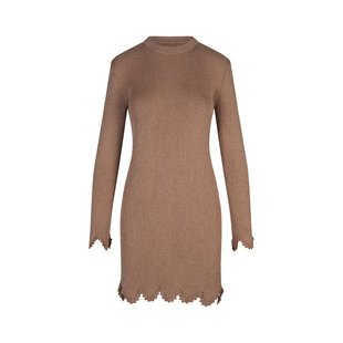 女士连衣裙 长袖 C24AMR02560283 棕色 连衣裙 AW2024 CHLOÉ