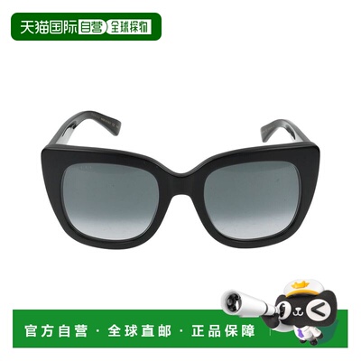 香港直邮GUCCI 女士眼镜 GG0163SN001 SS2025 灰色 GG0163SN