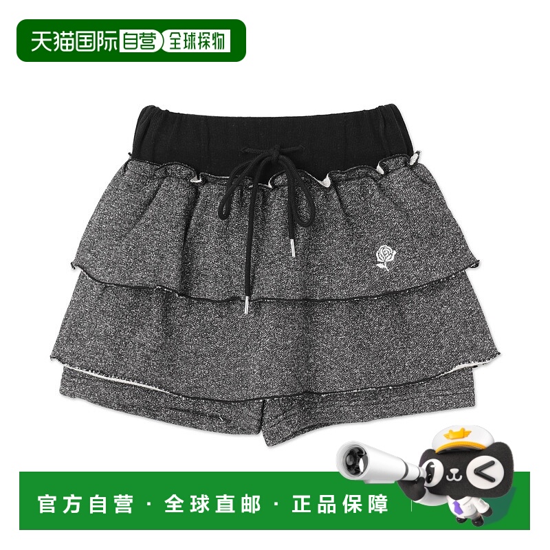 1h可退 日本直邮DISPARK 女士层次感荷叶边迷你裙裤 DI25SP01L001