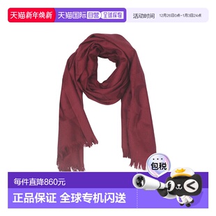 AW2024 1h可退 CB700F3X 女士围巾 红色桑蚕丝 香港直邮Coach蔻驰