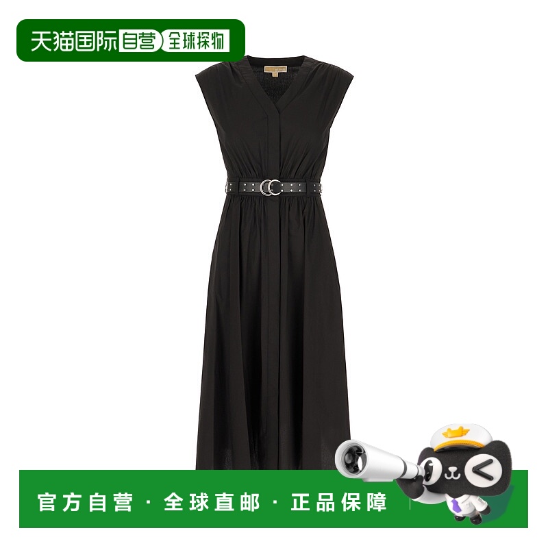 1h可退 香港直邮潮奢 Michael Kors 迈克高仕 女士 V领连衣裙 MS5