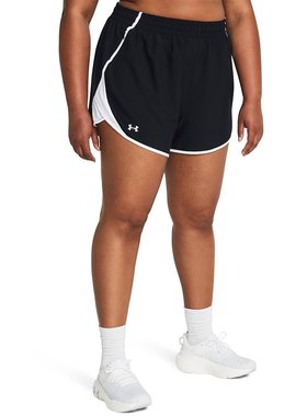 Under Armour Plus Size Fly By 短裤 黑色/白色/反光