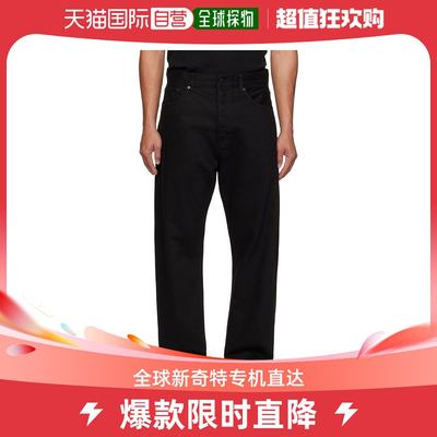 香港直邮潮奢 Essentials 男士黑色五袋牛仔裤