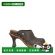 香港直邮潮奢 brown棕色 Diesel 女士 1h可退 木屐 迪赛 Mules 舒