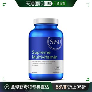 粒 120 综合维生素 加拿大直邮Sisu Supreme 胶囊复方