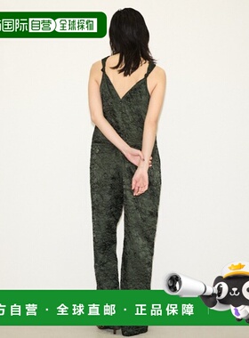1h可退 日本直邮THROW by SLY 女士皱纹缎面一体式连衣裤 030HS03