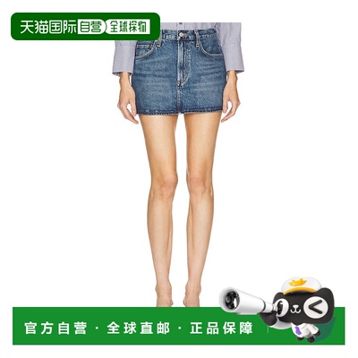 香港直邮AGOLDE 女士 Alek 迷你迷你裙 A3061B1206短裙包臀裙