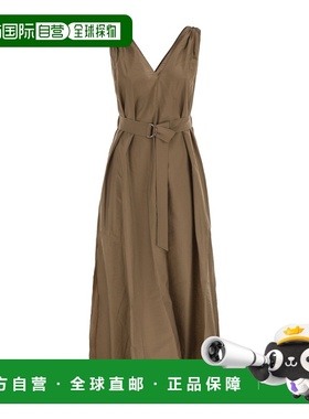 1h可退 香港直邮Brunello Cucinelli V 领连衣裙 M0F79A5092