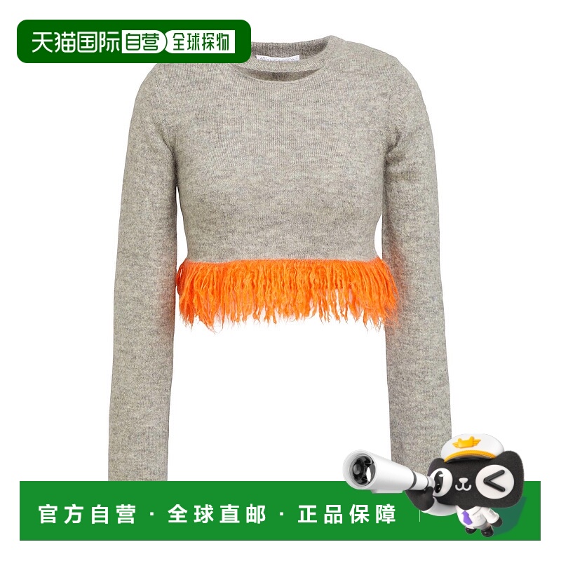 1h可退 香港直邮J.W. Anderson 女士 毛衣 grey灰色 舒适时尚