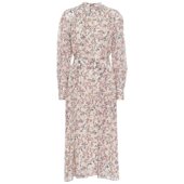 花朵真丝乔其纱中长连衣裙 女士 000767 蔻依 Chloe