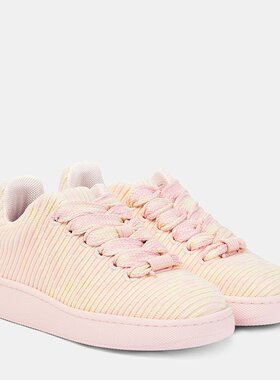 Burberry 巴宝莉 女士 New 格纹帆布训练运动鞋 001302