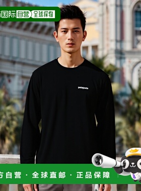 香港直邮Patagonia 男士T恤 38518BLK高档时尚百搭舒适 高级感