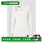 香港直邮潮奢 Aaron ALEX 1h可退 PERRY 女士 绉纱迷你连衣裙 D73