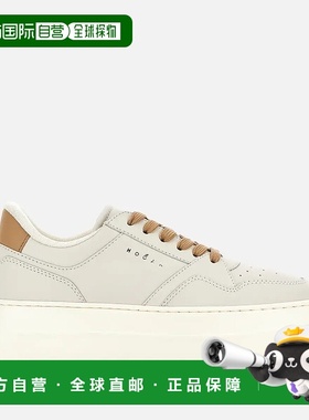 自营欧洲直邮Hogan Skyscraper象牙白运动鞋女款厚底网球鞋