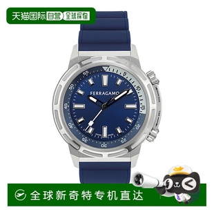 不锈钢 自营 蓝色 salvatore 蓝 ferragamo菲拉格慕运动硅胶手表