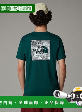 自营欧洲直邮北面男士 Redbox 庆典T恤TheNorthFace新款
