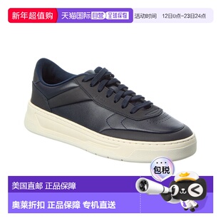 自营Hugo Boss Baltimore Leather Sneaker - blue 美国奥莱直发