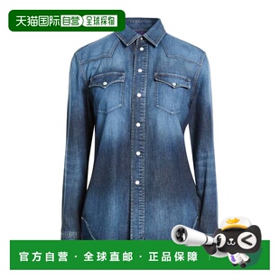 1h可退 香港直邮潮奢 ralph lauren 拉尔夫劳伦 女士 牛仔布衬衫