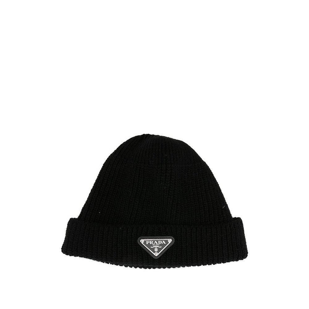 PRADA 男士帽子 2HC4263IMF0002 AW2024 黑色 Prada Hats
