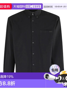 香港直邮A.P.C. 男士衬衫 COHAHH12599LZZ SS2026 黑色