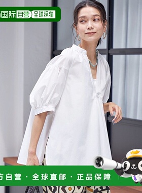 日本直邮SHIPS TEX BRID(R)塔夫绸5分袖女式衬衫[SH8611EW047915]