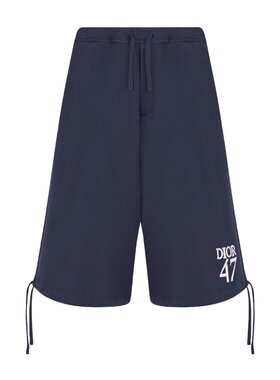 Dior logo刺绣短裤 413J131A0879