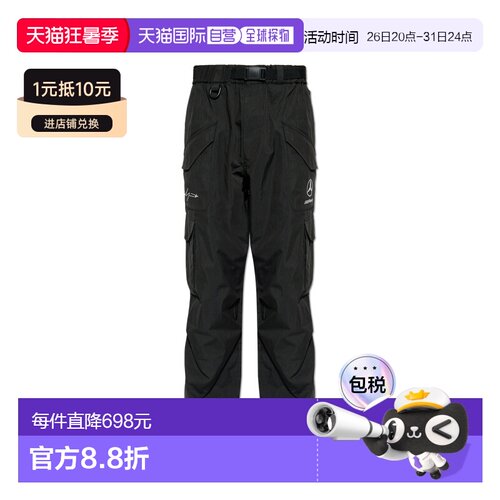 香港直邮Y-3 男士休闲裤 KR23780BLACK SS2026 黑色 Y-3 x Merced