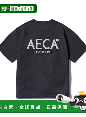 韩国直邮AECA 公用T恤AWCMSSBETTSST003C0BC AECA SIGNATURE TEE-