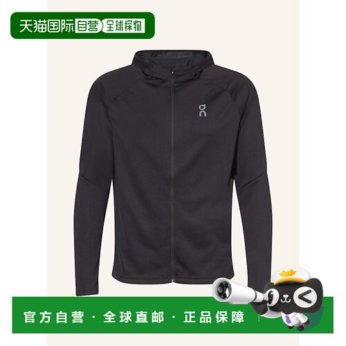 香港直邮ON 男士运动服 100281025513000 CO 黑色 Running jacket