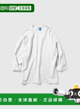 日本直邮Good On 3/4 袖足球 T恤黑色简约 时尚 酷炫的 80 年代足