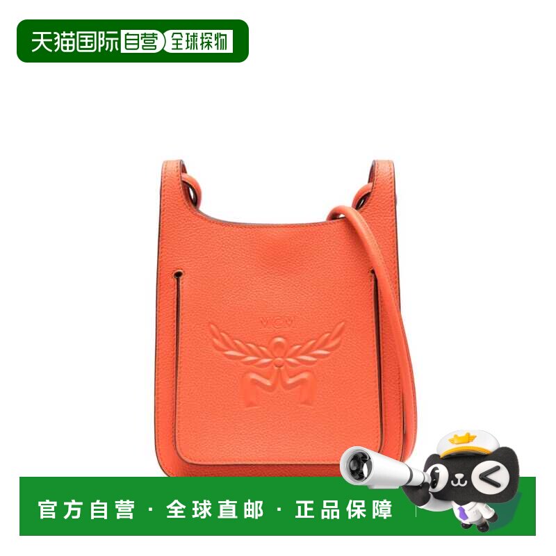1h可退 香港直邮MCM 女士斜挎包 MWHESAC01OQ SS2024 橙色 HOBO B图片