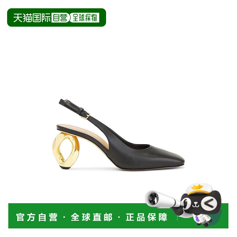 香港直邮J.W. Anderson 女士 锁链鞋跟抽跟浅口鞋 ANW43022A20020