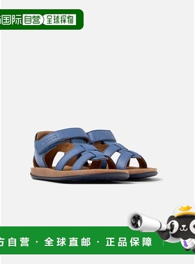 自营camper凉鞋儿童露营鞋Bicho First Walker-蓝色 美国奥莱直发