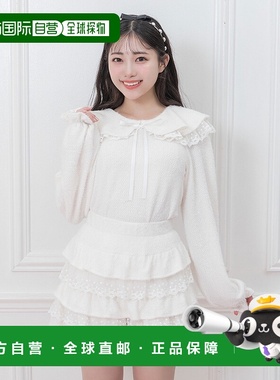 1h可退 日本直邮Honey Cinnamon 女士蕾丝荷叶边短裤 HC244PT1007