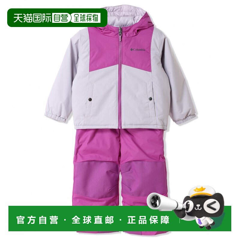 日本直邮Columbia 12/18限定抽奖高返点 儿童滑雪服套装Double Fl