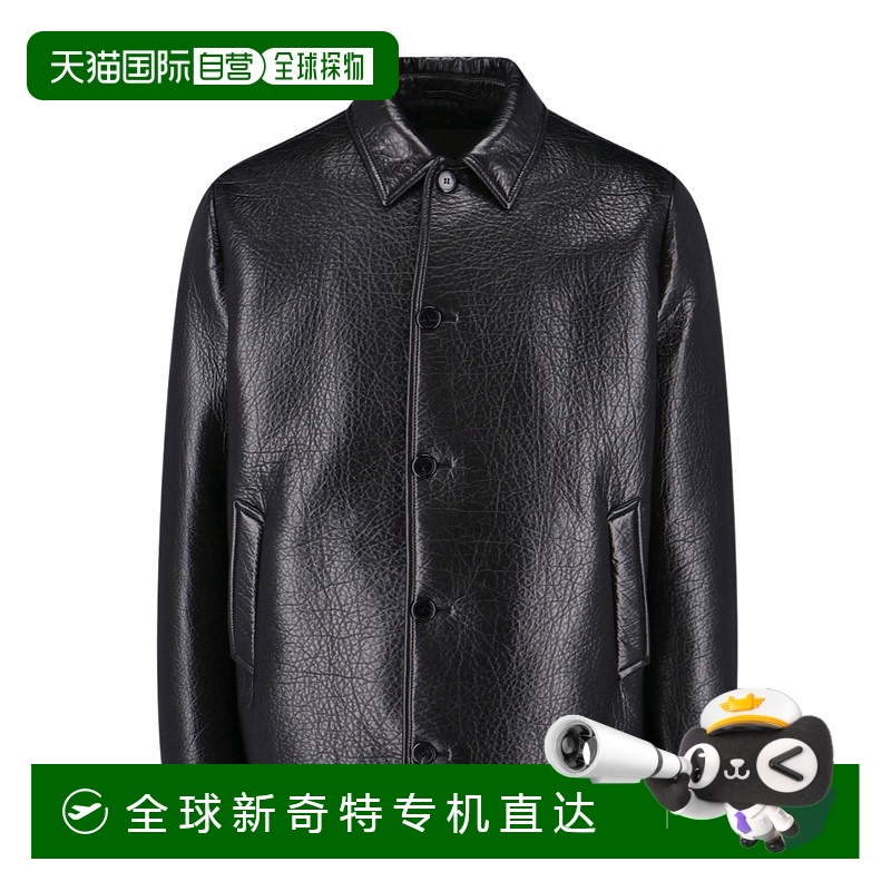 1h可退 香港直邮PRADA 男士外套 UPS683173AF0002 AW2025 黑色 长