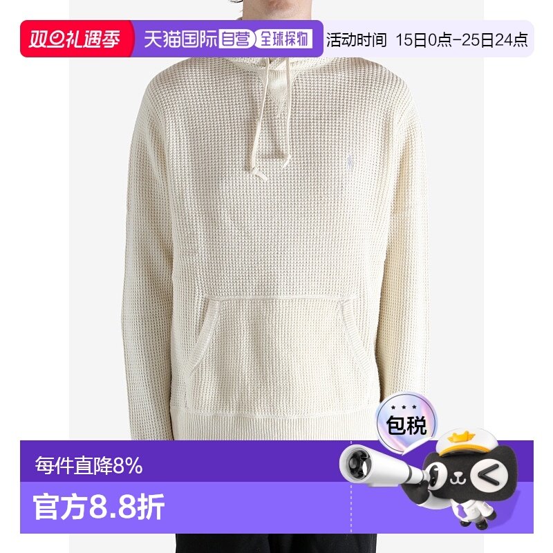 美国直邮POLO RALPH LAUREN - Men Long-Sleeve Cotton Wool Text