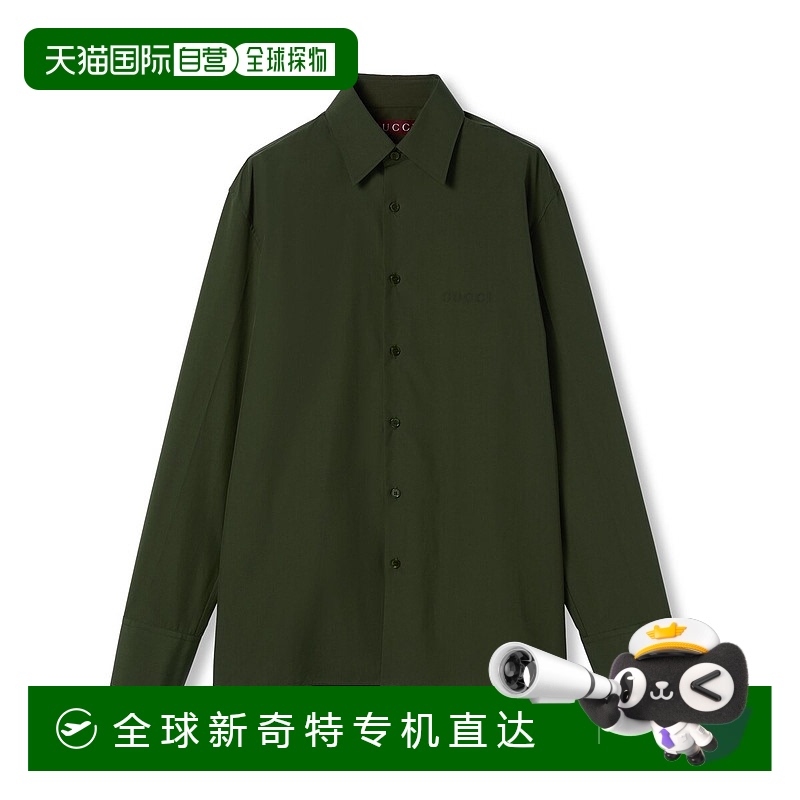 欧洲直邮GUCCI 古驰 25春夏 823830 Z7AMD 3710 男士 长袖衬衫 棉