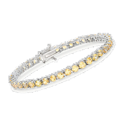 自营Ross-Simons Amethyst Tennis Bracelet in Sterling Silver