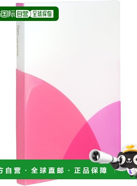 【日本直邮】Plus普乐士 活页夹B5垂直26孔粉红色Pasty Cherry 98