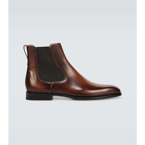 Berluti 伯尔鲁帝 男士 Caractère Capri 皮质靴子 004119