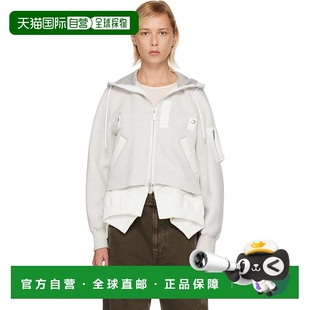 女士 灰色 Sweat 香港直邮潮奢 Sponge Sacai 白色 1h可退