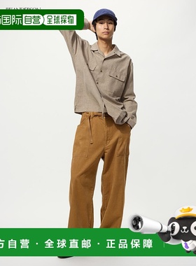 日潮跑腿UNIQLO优衣库 灯芯绒工作裤休闲裤 479817