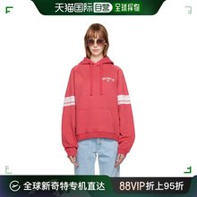 连帽衫 香港直邮潮奢 Guess 女士粉色 Varsity 盖尔斯