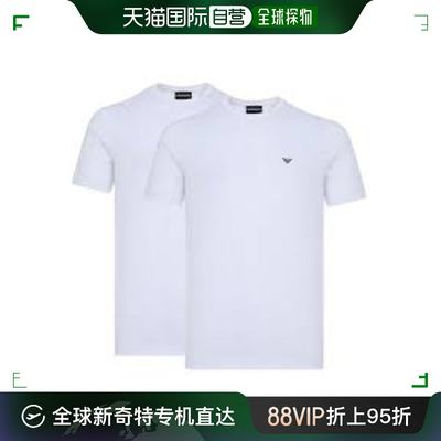 香港直邮Armani阿玛尼男士T恤百搭日常休闲白色8N1D61-1JPZZ-0939