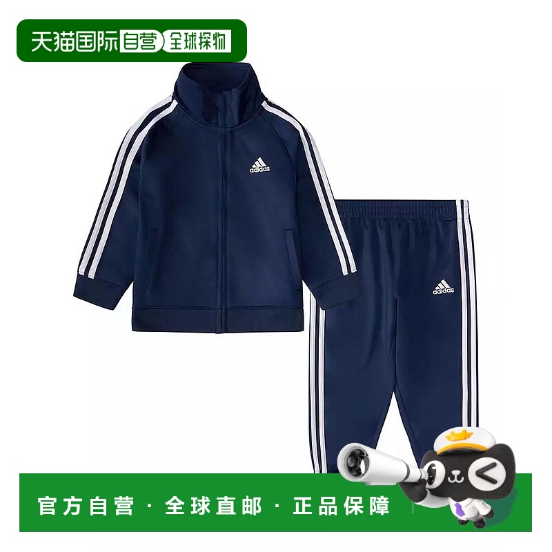 【美国直邮】adidas 阿迪达斯 男童两件式慢跑套装 运动服 运动鞋