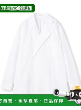 日本直邮GALERIE VIE 棉质宽幅半双排扣夹克 [GA6570EM007345]