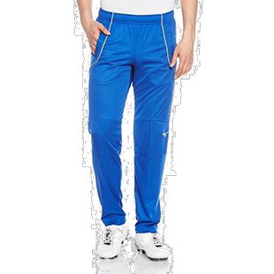 【日本直邮】Mizuno美津浓男士足球训练服热身长裤吸汗速干蓝2XL