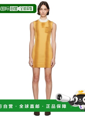 1h可退 香港直邮潮奢 J.W. Anderson 女士 黄色 Shift 连衣裙 KW1